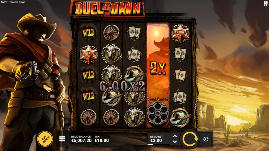 Duel at Dawn wild reel line win