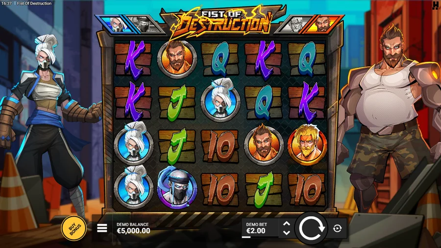 Fist of Destruction demo slot