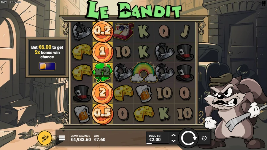 Le Bandit Rainbow Golden Squares coins