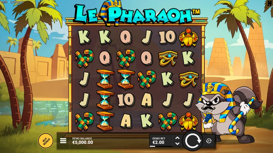 Le Pharaoh 6x5 grid 19 lines