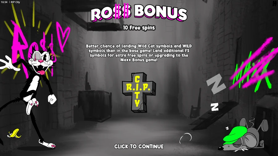 RIP City Ross Bonus free spins